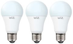 WiZ LED Žiarovka SMART WiFi A60 E27 WiZ60 DW F Biela 806lm 4000K 9W 3pcs (WZE20026041)