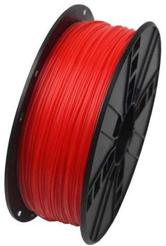 Gembird tlačiarenská struna, ABS, 1,75mm, 1kg, fluorescenčná červená (3DP-ABS1.75-01-FR)