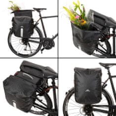Dutch Mountains Taška na bicykel Bicycle Bag Double Black
