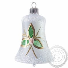 Decor By Glassor Klinkací zvonek s květinovým vzorem