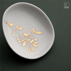 Decor By Glassor Súprava tanierik z ríše divov so zlatým dekorom