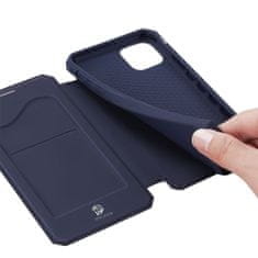 Dux Ducis Skin X knižkové kožené puzdro na iPhone 12 Pro Max, modré