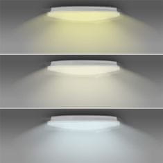 Solight LED SMART WIFI stropné svetlo, 28 W, 1960 lm, 3000-6000 K, okrúhle, 38 cm