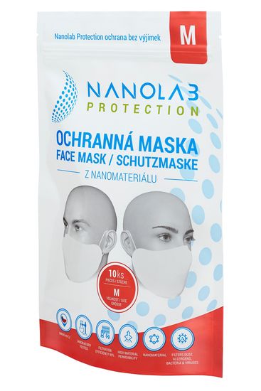 Nanolab Protection Ochranné nano rúška - balenie 10 ks - veľkosť M