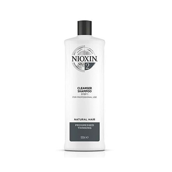 Nioxin Čistiace šampón pre jemné výrazne rednúce prírodné vlasy System 2 (Shampoo Cleanser System 2 )