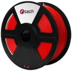C-Tech tlačová struna, PLA, 1,75mm, 1kg, červená (3DF-PLA1.75-R)