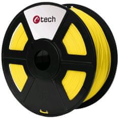 C-Tech tlačová struna, PLA, 1,75mm, 1kg, žltá (3DF-PLA1.75-Y)
