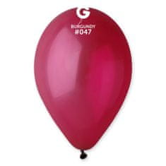 Gemar latexové balóniky - bordeaux - červená - 100 ks - 26 cm