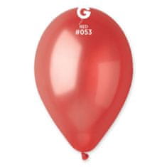 Gemar latexové balóniky - metalické - červené - 100 ks - 26 cm