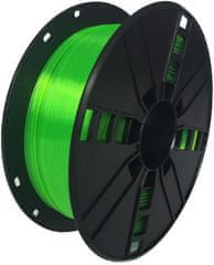 Gembird tlačová struna, PLA+, 1,75mm, 1kg, zelená (3DP-PLA + 1.75-02-G)