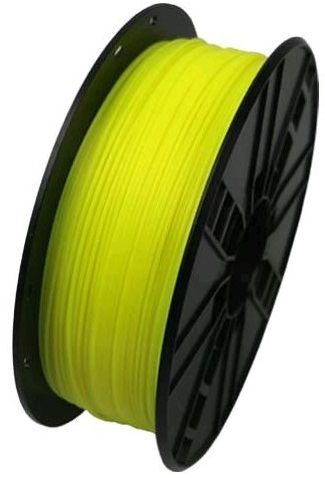 Gembird tlačová struna, PLA, 1,75mm, 1kg, fluorescenčná žltá (3DP-PLA1.75-01-FY)