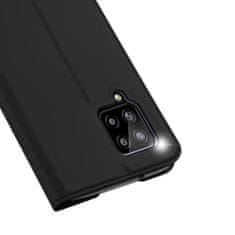 Dux Ducis Skin Pro knižkové kožené puzdro na Samsung Galaxy A42 5G, čierne