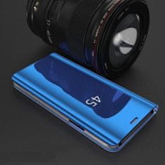 MG Clear View knižkové puzdro na Samsung Galaxy A20s, modré