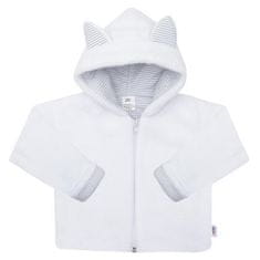 NEW BABY Luxusný detský zimný kabátik s kapucňou Snowy collection - 56 (0-3m)