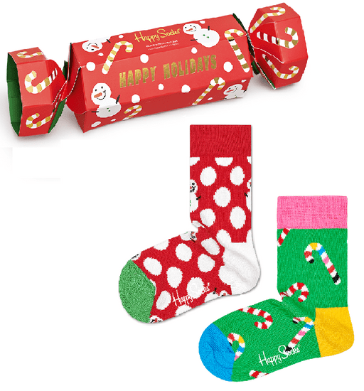 Happy Socks darčeková krabička ponožky Kids Holiday Socks Gift Set