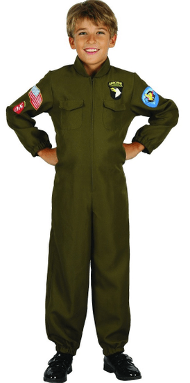 MaDe Šaty na karneval - vojenský pilot
