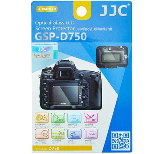 JJC Glass LCD ochrana displeja Nikon D750