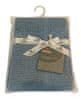 Detská háčkovaná bavlnená deka Dusty Blue, 75x100cm