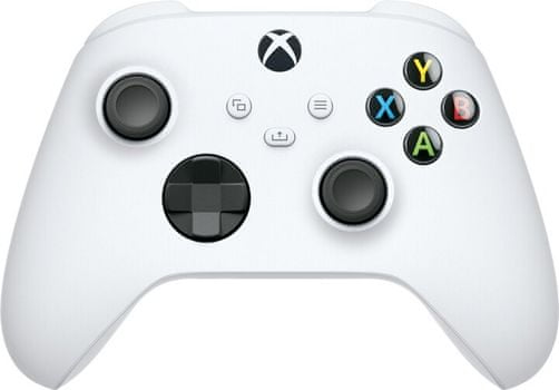 Microsoft Xbox Wireless Controller, bílá (QAS-00002) vibrace hybridní směrový ovladač