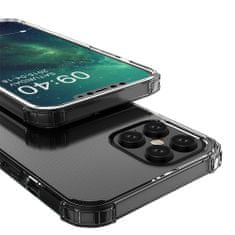 MG Anti Shock Military silikónový kryt iPhone 12 Pro Max, priesvitný