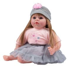PLAYTO Česky hovoriaci a spievajúci detská bábika Playtech Nina 46 cm