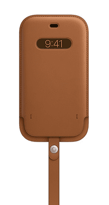 Apple kožený návlek s MagSafe pre iPhone 12/12 Pro, hnedý MHYC3ZM / A