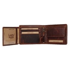 Lagen Pánska kožená peňaženka 6535 Brown