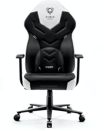 Diablo Chairs X-Gamer 2.0, čierna/biela (5902560337495)
