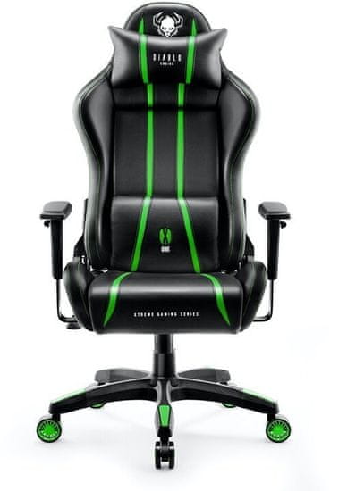 Diablo Chairs X-One 2.0, čierna/zelená (5902560337082)