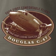 ANTONIO Tričko s dopravným lietadlom Douglas C-47 SKYTRAIN, S