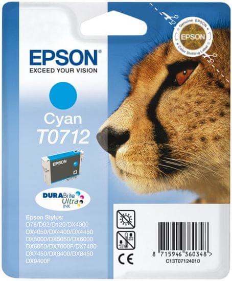 Epson T0712 - Azúrová