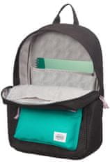 American Tourister Batoh Upbeat Backpack Zip Black/Turquoise