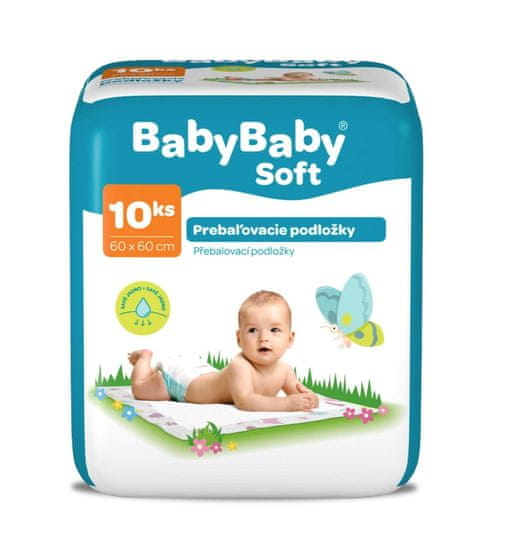 BabyBaby Soft Prebaľovacie podložky 10ks