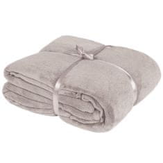 tectake 2 deky s rukávmi - 180 x 150 cm, šedá