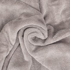 tectake 2 deky s rukávmi - 180 x 150 cm, šedá