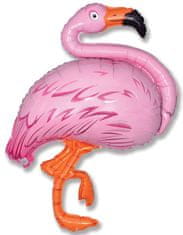 Balónik fóliový plameniak - Flamingo - 76 cm