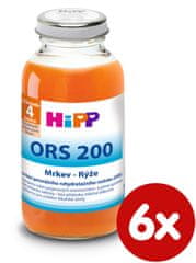 HiPP ORS - mrkvovo ryžový odvar - 6x 200 ml