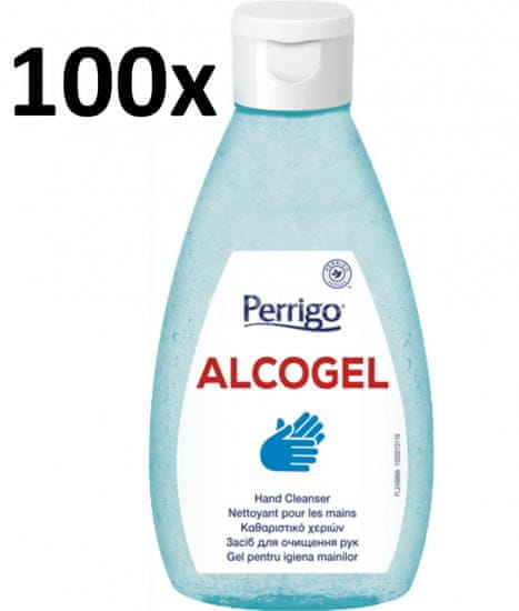 PERRIGO 100x ALCOGel Hand Cleanser 200ml - antibakteriálny gél na ruky