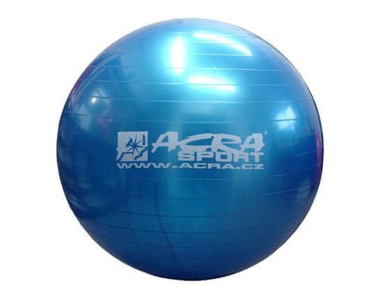 ACRAsport Gymnastická lopta 750 mm modrá S3213