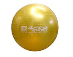 ACRAsport Gymnastická lopta (gymball) 850 mm žltá S3214