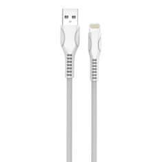 ColorWay Kábel USB Apple Lightning (line-drawing) 2.4A 1m - white