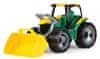 Traktor s lyžicou, zeleno žltý