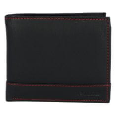 Bellugio Moderná kožená peňaženka Bellugio modern, čierno červená