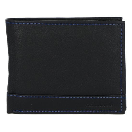 Bellugio Moderná kožená peňaženka Bellugio modern, čierno modrá