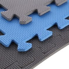 ONE Fitness ochranná puzzle podložka MP10 modro-sivá