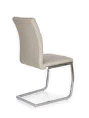 Halmar Jedálenská stolička K228 - svetlosivá / chróm