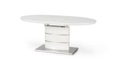 Halmar Rozkladací jedálenský stôl Aspen - biely lesk
