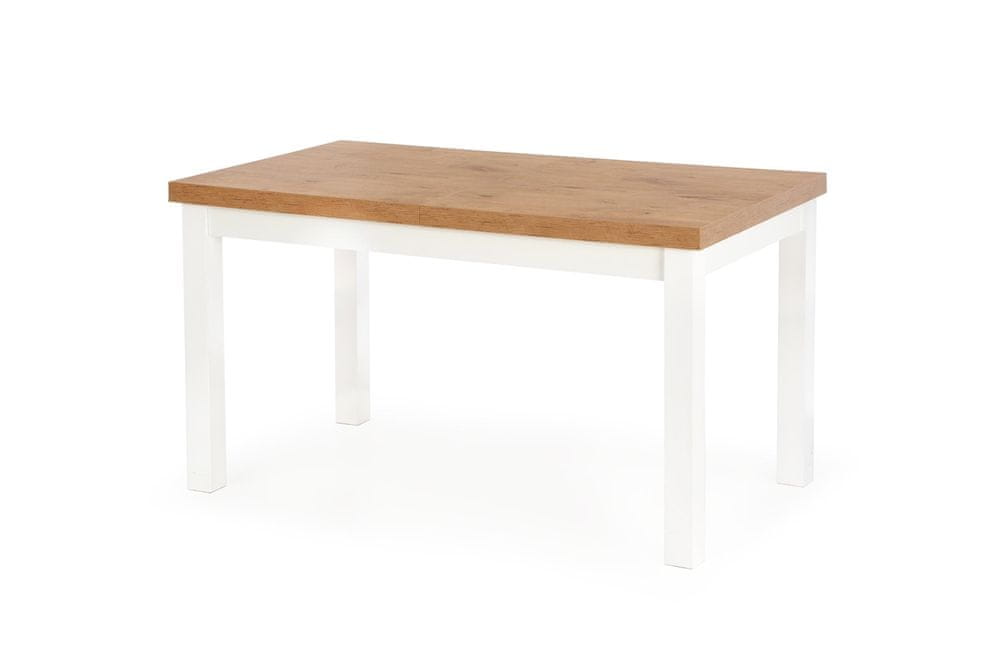 Halmar Rozkladací jedálenský stôl Tiago - dub lancelot / biela