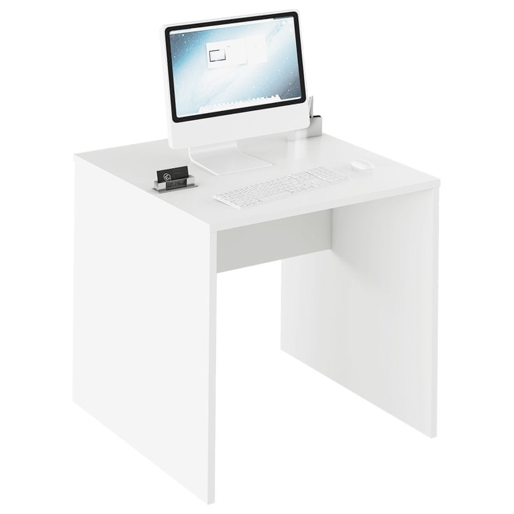 KONDELA Písací stôl Rioma Typ 17 - biela
