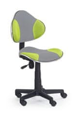 Halmar Detská stolička na kolieskach Flash 2 - sivá / zelená